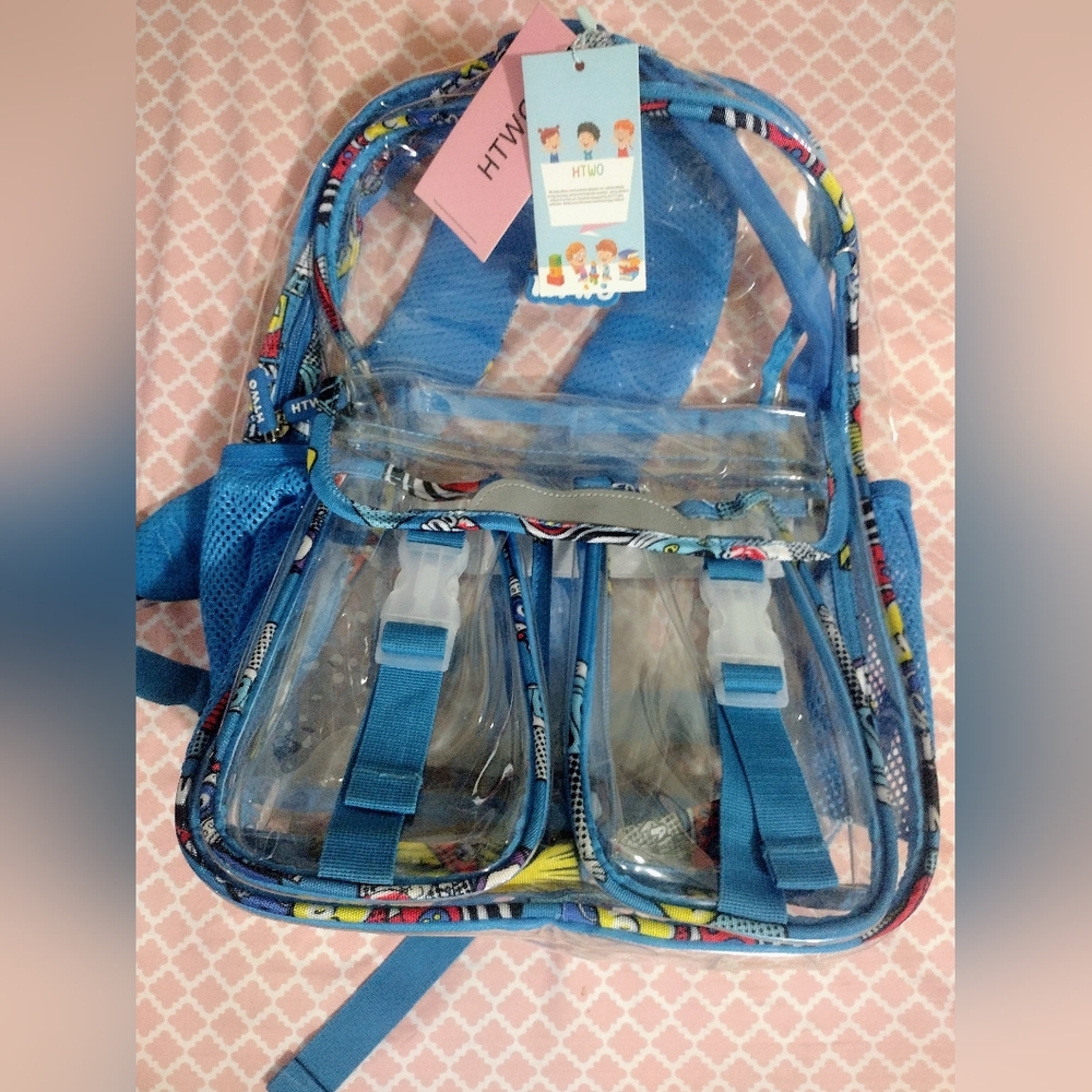 Clear Blue Kids Backpack